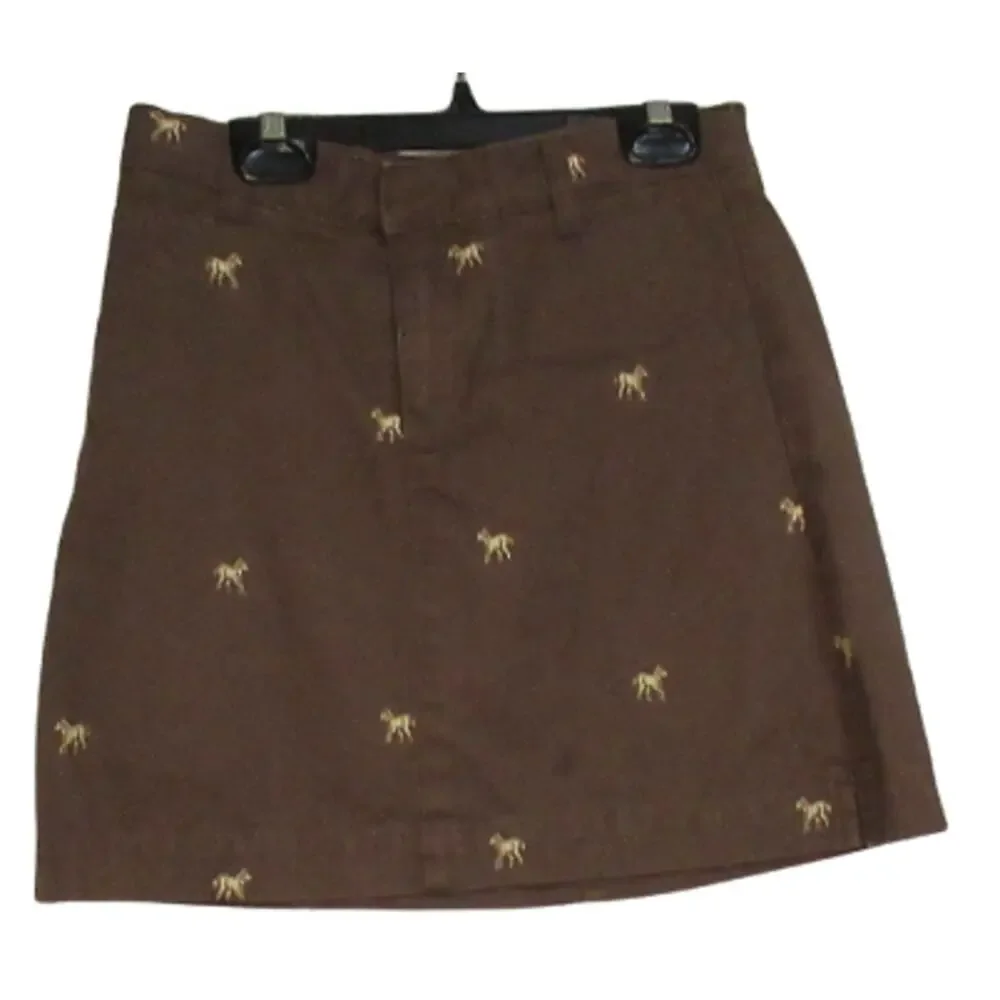 Gap kids Brown skort with horses